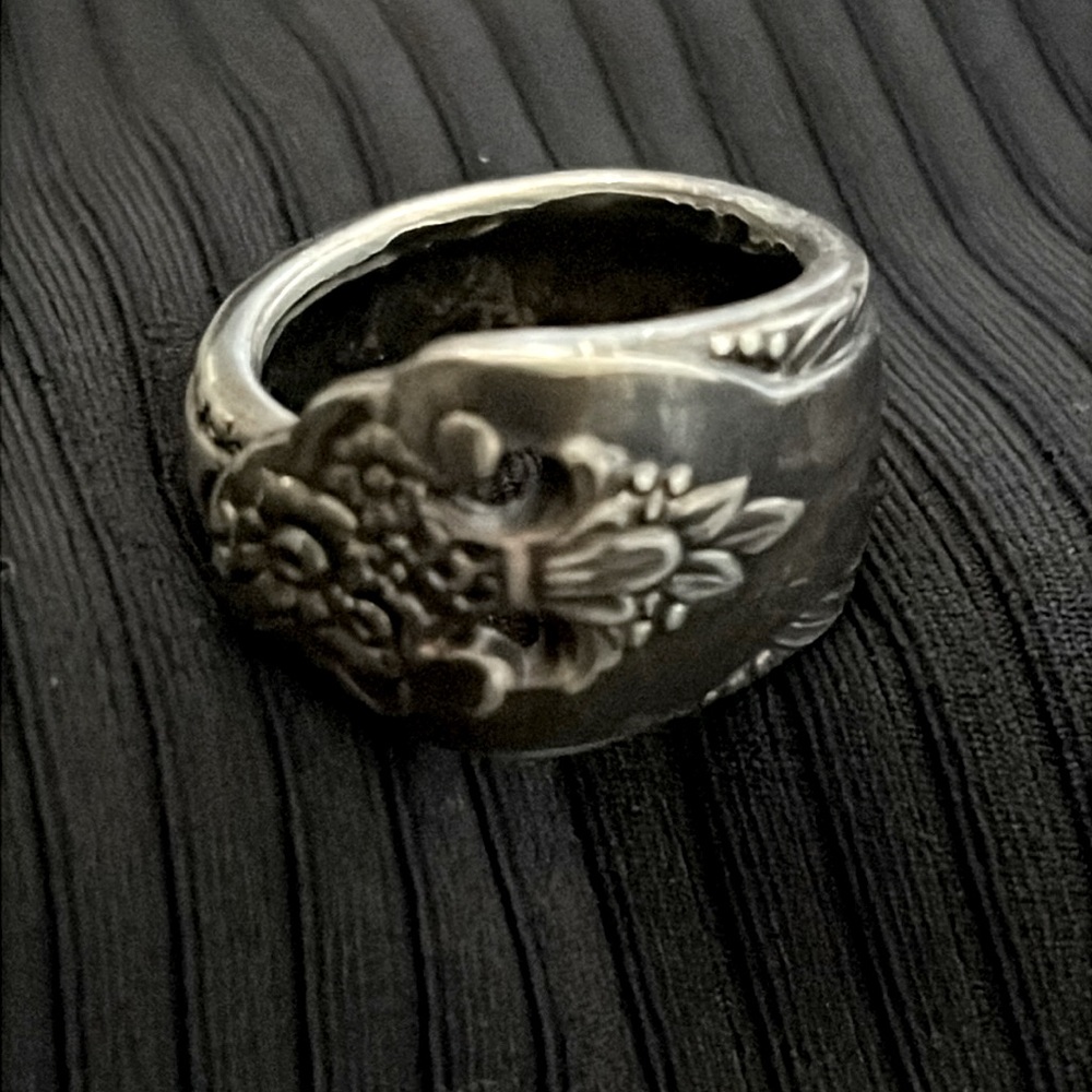 Silver Spoon Ring - image 1